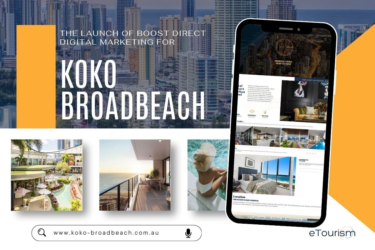 Koko Broadbeach Launches High-Performance Website & Digital Marketing Strategy with eTourism