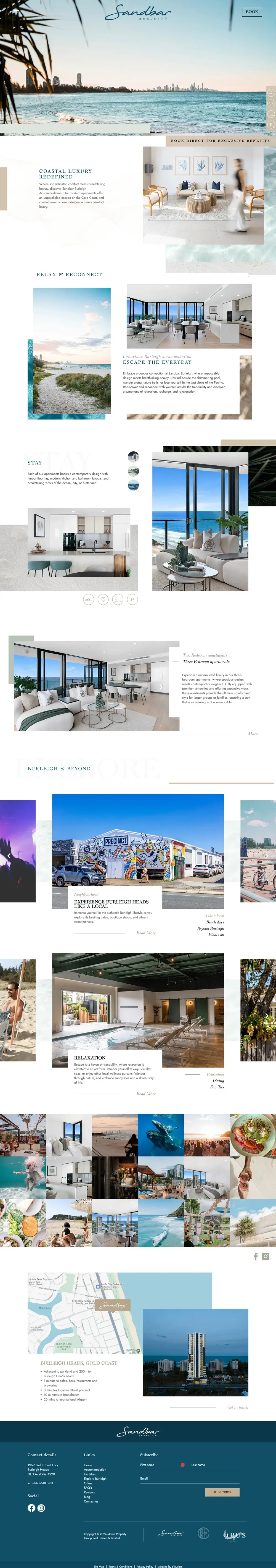 Sandbar Burleigh Accommodation